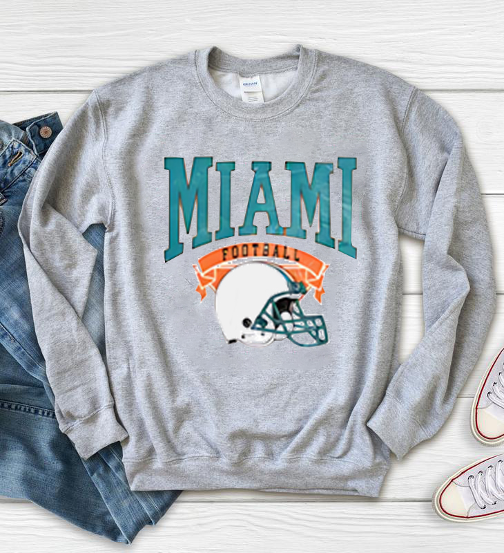 Vintage Hometown Football Graphic Sweatshirts