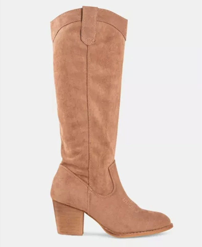 🔥HOT SALE🔥New round toe thick heel suede high boots boots