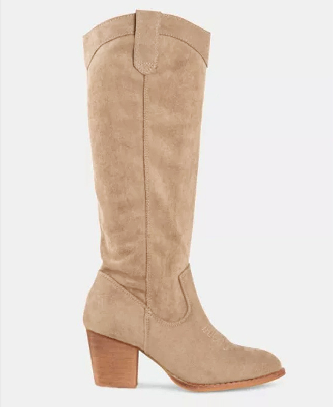 🔥HOT SALE🔥New round toe thick heel suede high boots boots