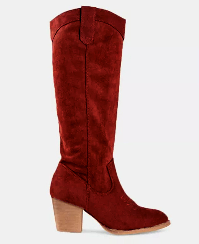 🔥HOT SALE🔥New round toe thick heel suede high boots boots
