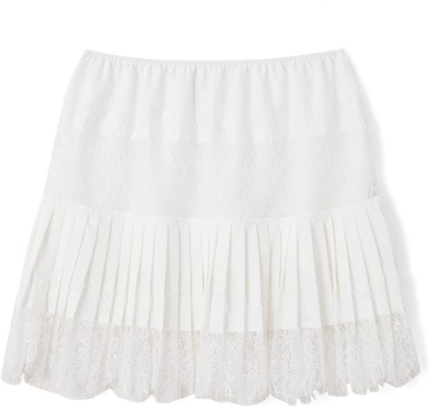 Women Y2K Black White Lace Mini Skirt Low Rise Half Slip Underskirt Ruffle Pleated Layered Flowy Short Skirts