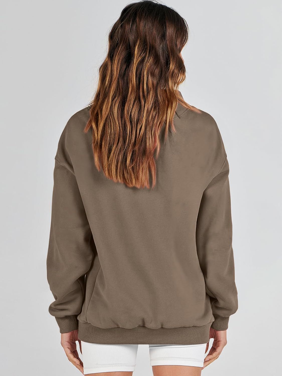 Womens Oversized Sweatshirts Turtleneck Pullover Long Sleeve Hoodies Tops（BUY 2 FREE SHIPPING)