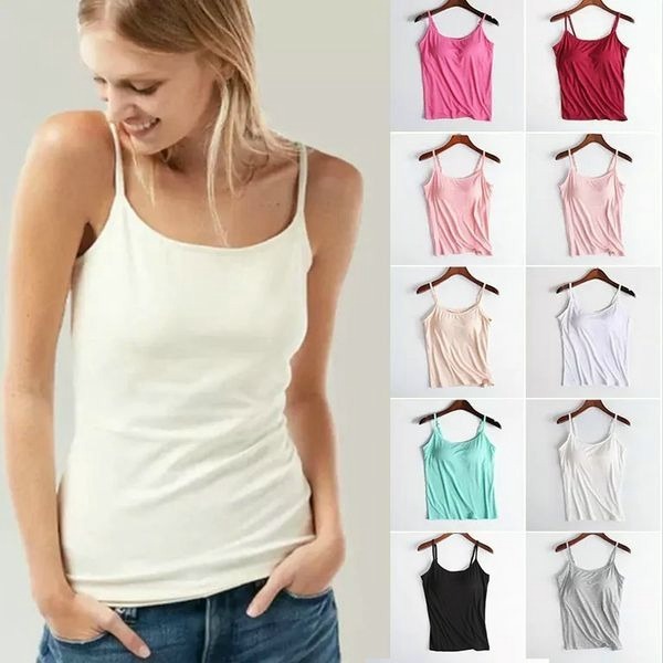 New 2025 Tank Top with Built in Bra Camisole（BUY 3 FREE SHIPPING)