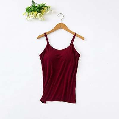New 2025 Tank Top with Built in Bra Camisole（BUY 3 FREE SHIPPING)