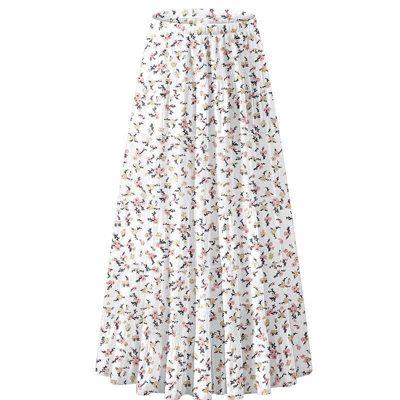 Women's chiffon stretch high waist pleated A-line skirt(BUY 2 FREE SHIPPING)