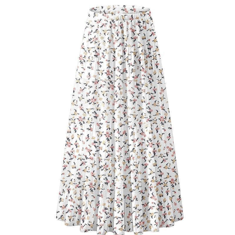 Women's chiffon stretch high waist pleated A-line skirt(BUY 2 FREE SHIPPING)