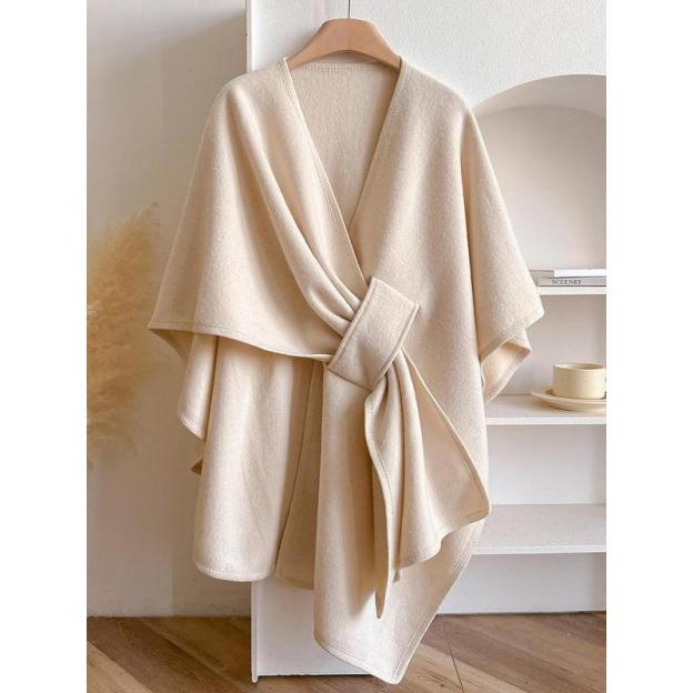 Women's Solid Color Cape Shawl, Casual Elegant Wrap Shawl Daily Wear, Fashion Modesty Accessories Women & Girls（buy 2 free shipping)
