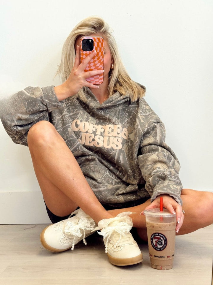 PUFF 'Mother Nature' Camo Hideaway Hoodie（BUY 2 FREE SHIPPING)