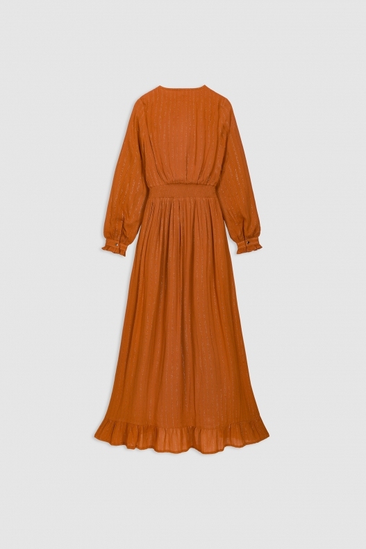 Women's Ruffle Midi Dress Elegant Flowy Summer Dress Casual V Neck A Line Outfits (BUY 2 FREE SHIPPING)