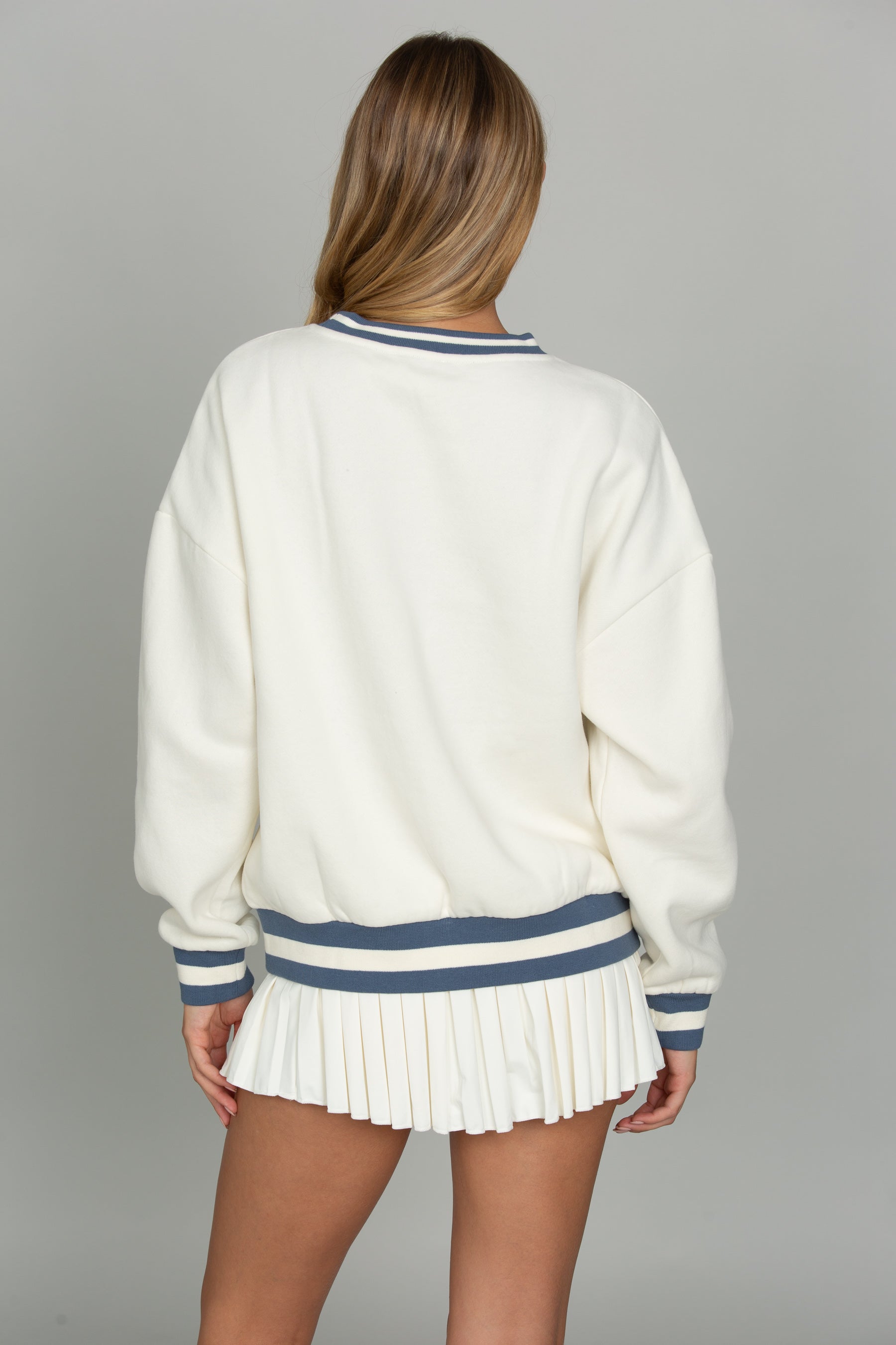 Women's Country Club Sweatshirt Casual Preppy Pullover Long Sleeve Top (BUY 2 FREE SHIPPING)