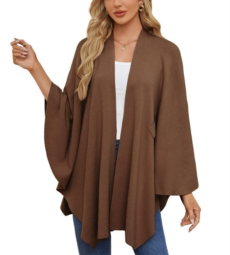 Women's Elegant Shawl Wraps Soft Open Front Poncho Sweater(Buy 2 Free Shipping)
