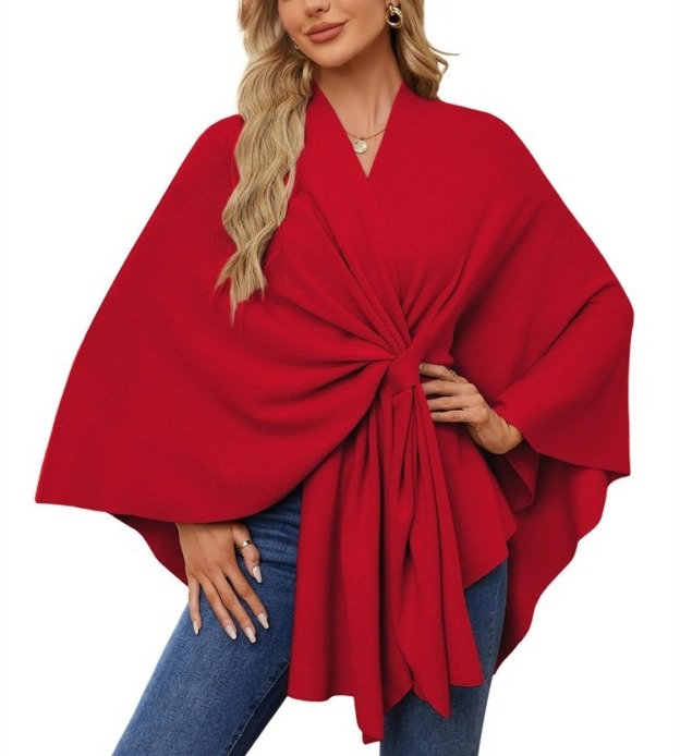 Women's Elegant Shawl Wraps Soft Open Front Poncho Sweater(Buy 2 Free Shipping)
