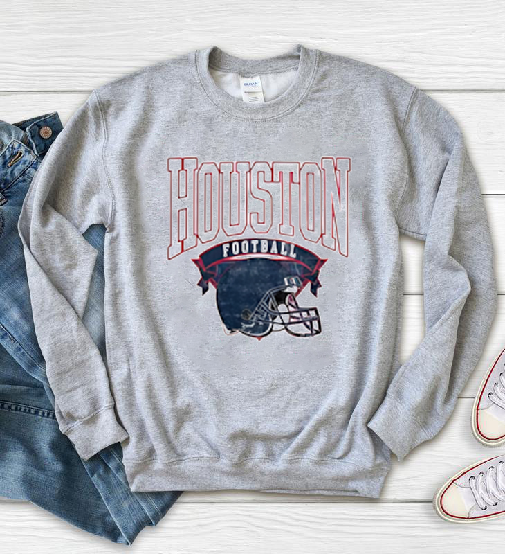 Vintage Hometown Football Graphic Sweatshirts