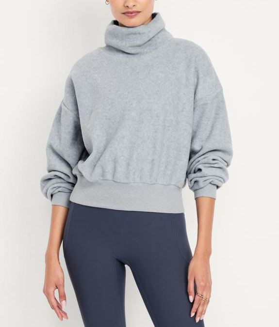 Women's Oversized Performance Microfleece Sweatshirt