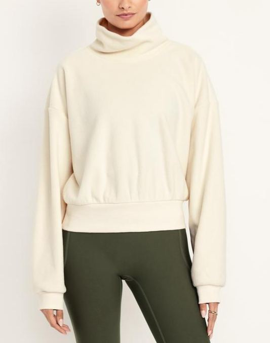 Women's Oversized Performance Microfleece Sweatshirt