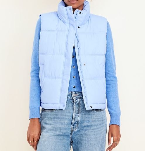 Women's Water-Resistant Puffer Vest Lightweight Zipper Up Sleeveless Jacket (BUY 2 FREE SHIPPING)
