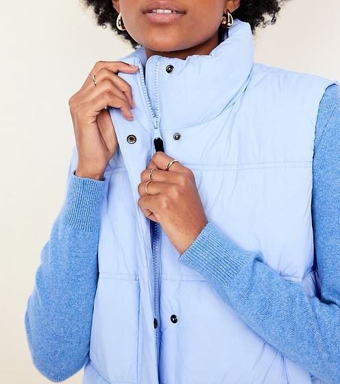 Women's Water-Resistant Puffer Vest Lightweight Zipper Up Sleeveless Jacket (BUY 2 FREE SHIPPING)
