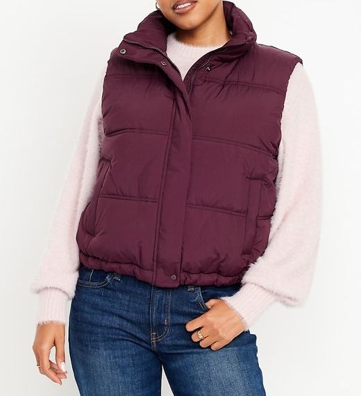 Women's Water-Resistant Puffer Vest Lightweight Zipper Up Sleeveless Jacket (BUY 2 FREE SHIPPING)