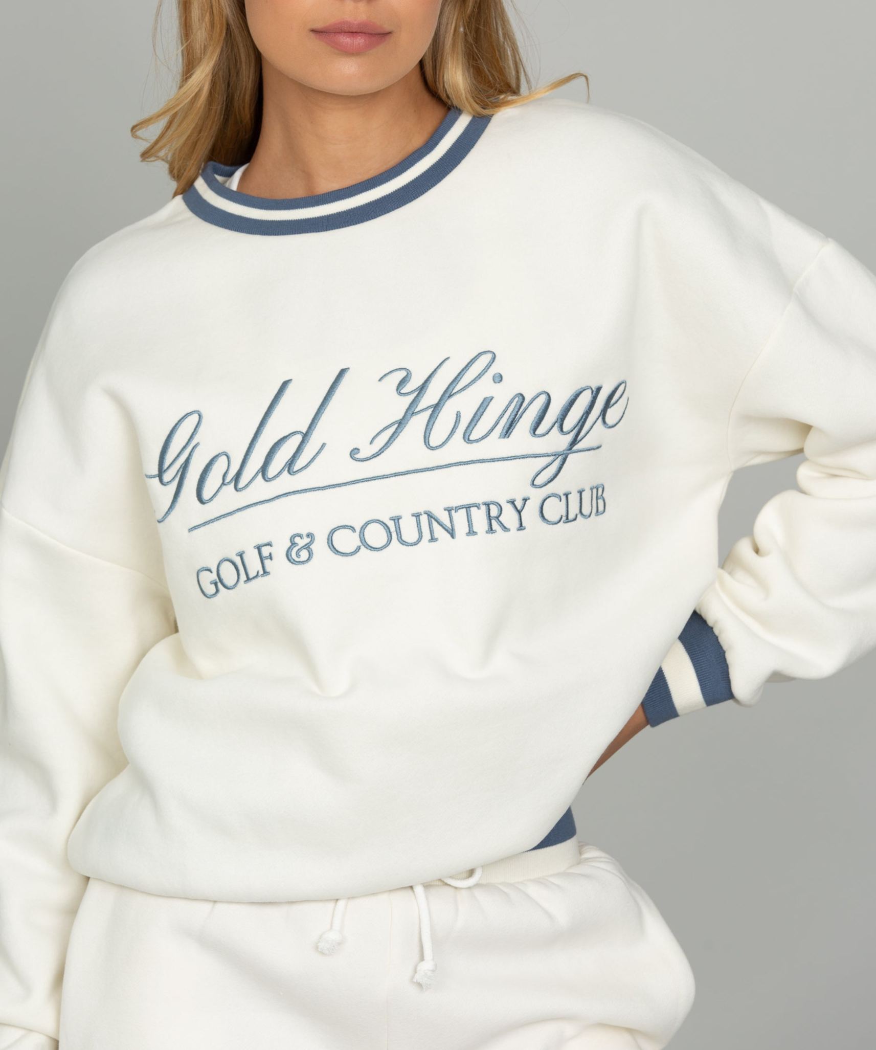 Women's Country Club Sweatshirt Casual Preppy Pullover Long Sleeve Top (BUY 2 FREE SHIPPING)