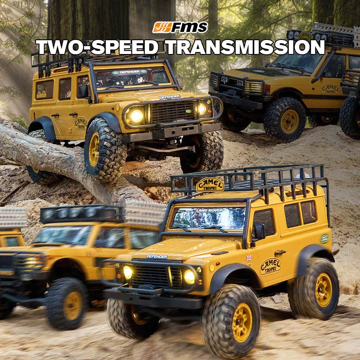 FMS 1:24 FCX24M Land Rover Camel Trophy Edition RTR