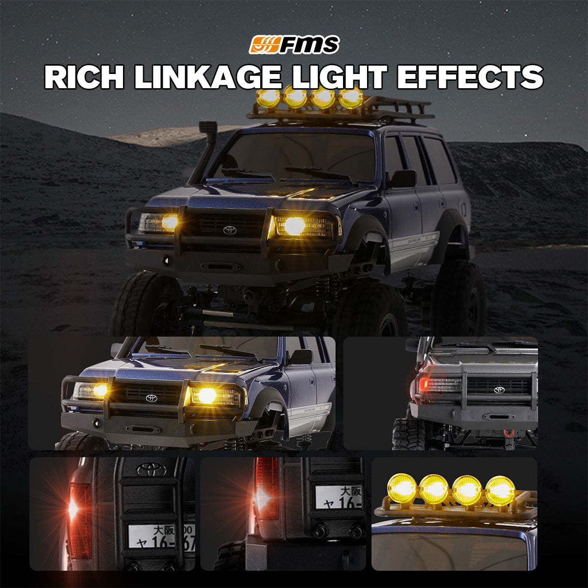 FMS 1:18 FCX18S LC80 Toyota Land Cruiser 80 S V2 RTR