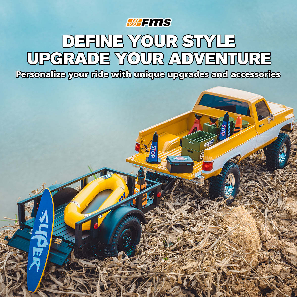 FMS 1:18 FCX18S Chevrolet K10 S V2 RTR