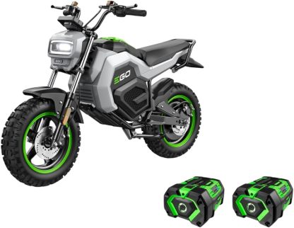 EGO Power+ EGO MB1005-2 28 MPH Battery-Powered Electric Mini Bike (2X 7.5AH Batteries Included), Large