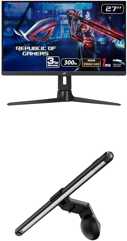 Strix 25” (24.5” viewable) Esports Gaming Monitor (XG259QNS) - Full HD, 380Hz, 0.3ms, Fast IPS, Extreme Low Motion Blur Sync, FreeSync Premium, DisplayWidget, Ergonomic, 3 yr Warranty