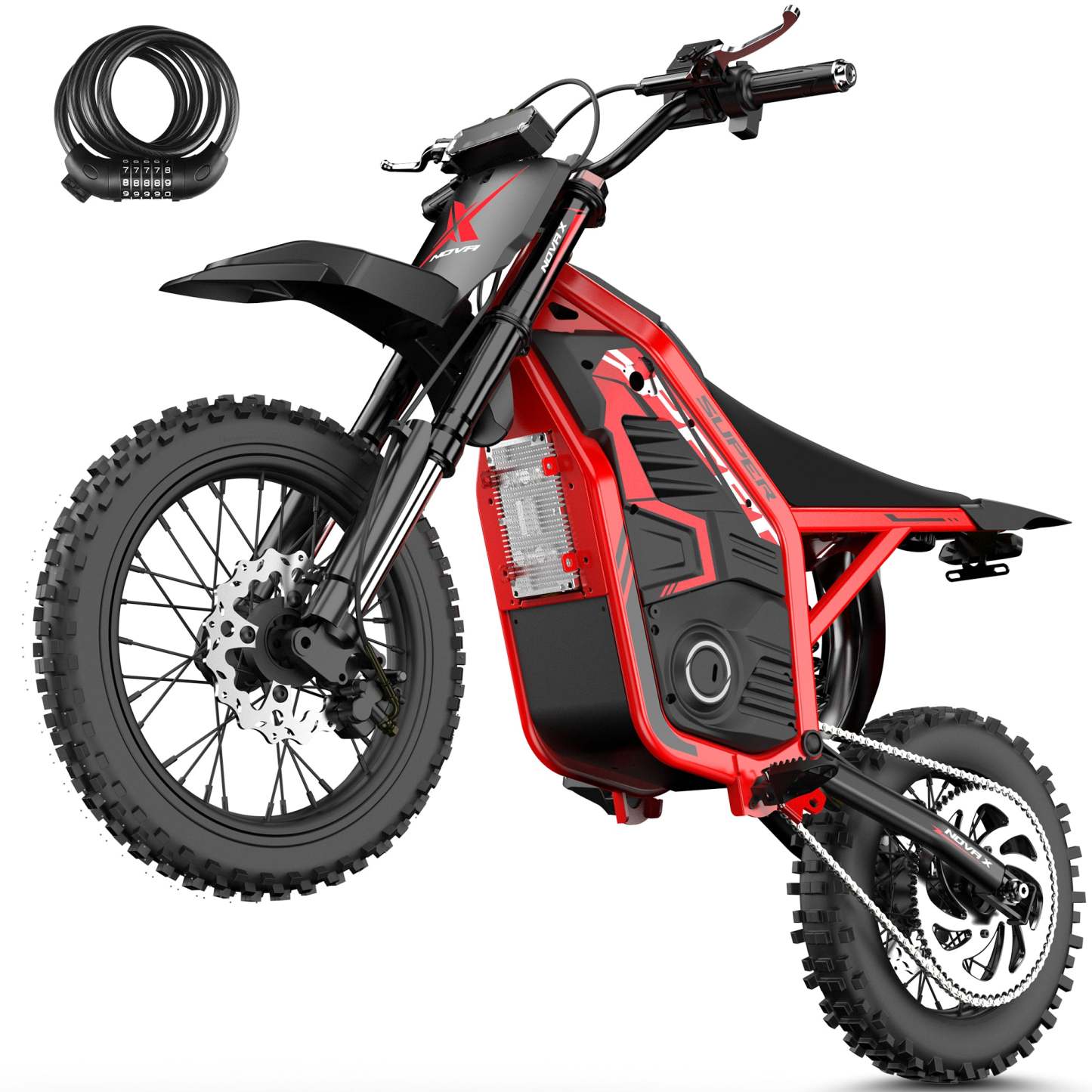 60-Mile Range + 4000W Power - Professiona Electric Dirt Bike