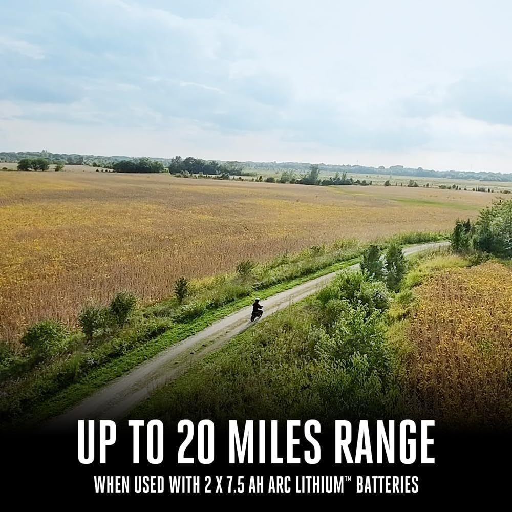 EGO Power+ EGO MB1005-2 28 MPH Battery-Powered Electric Mini Bike (2X 7.5AH Batteries Included), Large