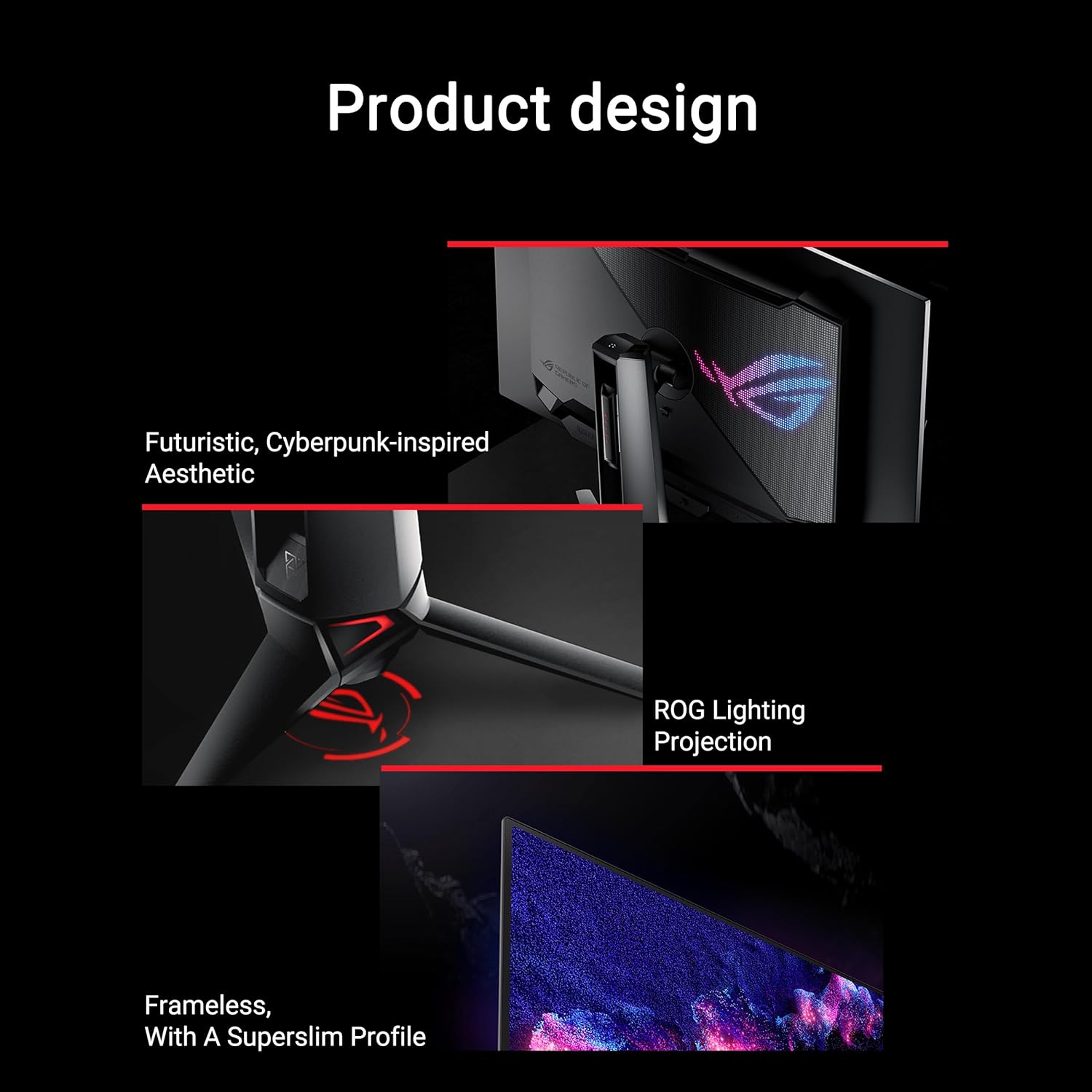 Swift 32” 4K OLED Gaming Monitor (PG32UCDM) - UHD (3840 x 2160), QD-OLED, 240Hz, 0.03ms, G-SYNC Compatible, Custom Heatsink, Graphene Film, 99% DCI-P3, True 10-bit, 90W USB-C