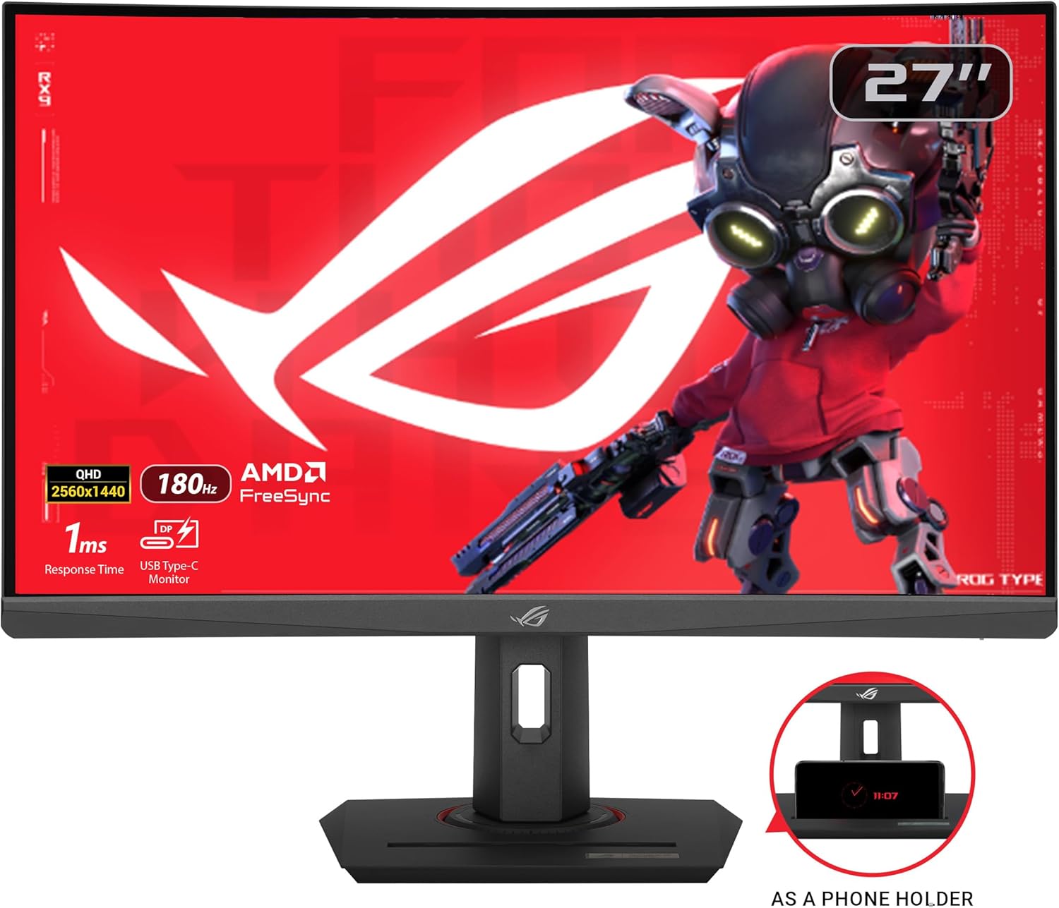 Strix 25” (24.5” viewable) Esports Gaming Monitor (XG259QNS) - Full HD, 380Hz, 0.3ms, Fast IPS, Extreme Low Motion Blur Sync, FreeSync Premium, DisplayWidget, Ergonomic, 3 yr Warranty