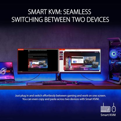 Strix 25” (24.5” viewable) Esports Gaming Monitor (XG259QNS) - Full HD, 380Hz, 0.3ms, Fast IPS, Extreme Low Motion Blur Sync, FreeSync Premium, DisplayWidget, Ergonomic, 3 yr Warranty