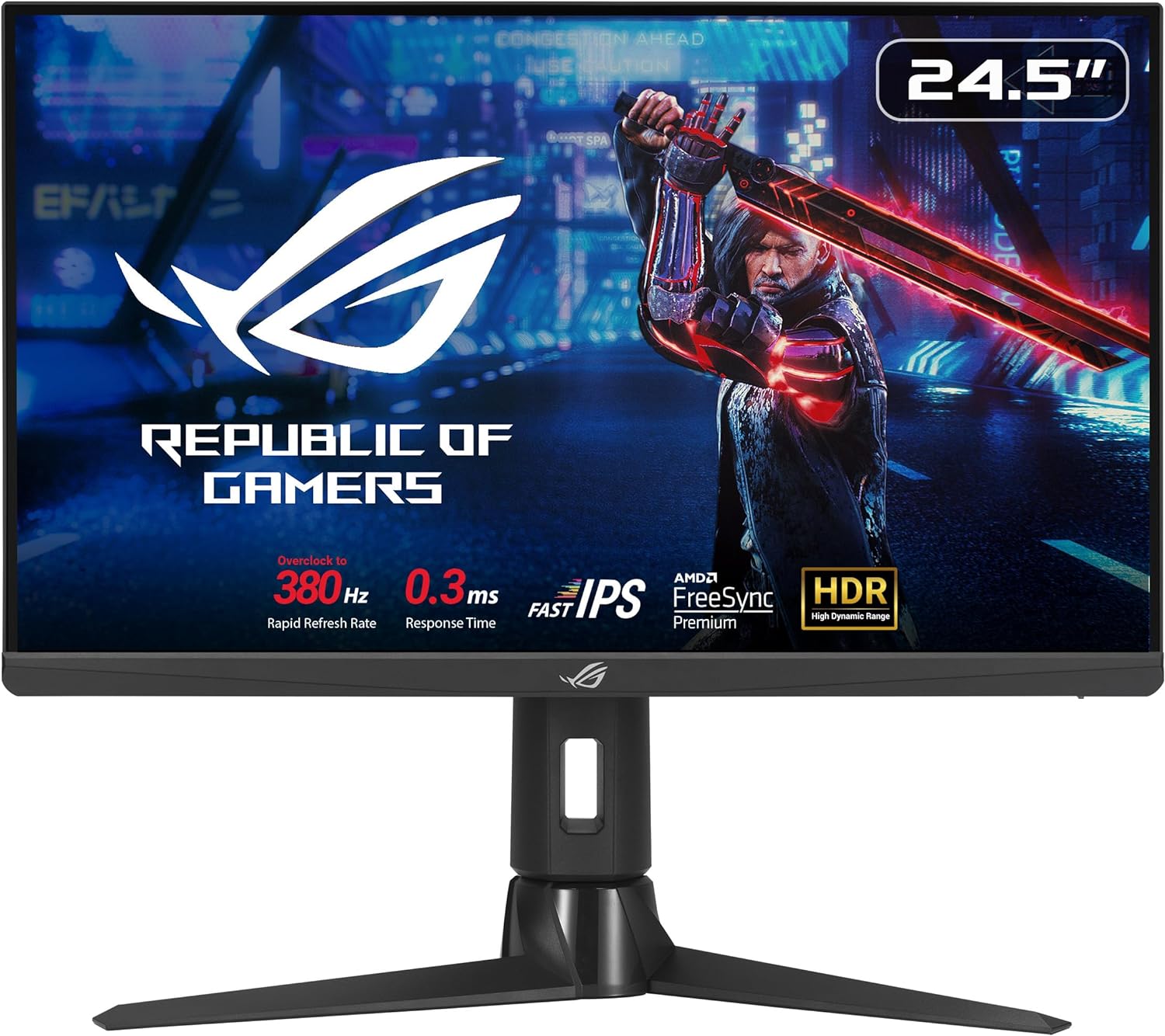 Swift Pro PG248QP NVIDIA G-SYNC esports gaming monitor -24.1-inch FHD, 540 Hz (OC), Esports-TN panel, NVIDIA Reflex Analyzer, ULMB 2, adjustable base, ESS codec, DisplayHDR400, 3year warranty