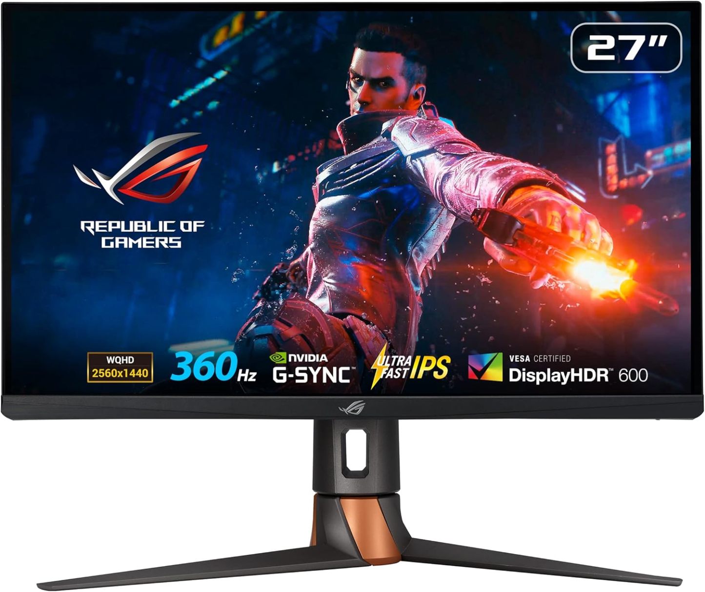 Swift Pro PG248QP NVIDIA G-SYNC esports gaming monitor -24.1-inch FHD, 540 Hz (OC), Esports-TN panel, NVIDIA Reflex Analyzer, ULMB 2, adjustable base, ESS codec, DisplayHDR400, 3year warranty