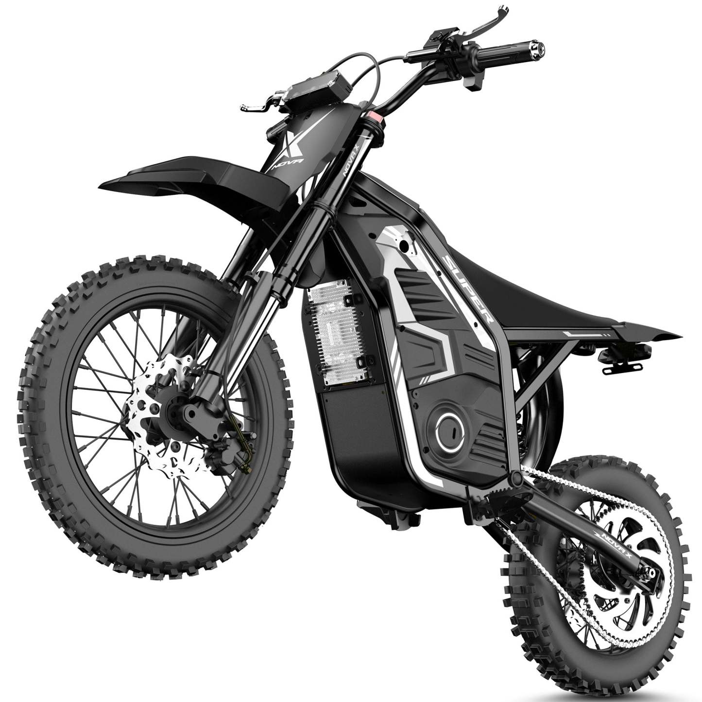 60-Mile Range + 4000W Power - Professiona Electric Dirt Bike
