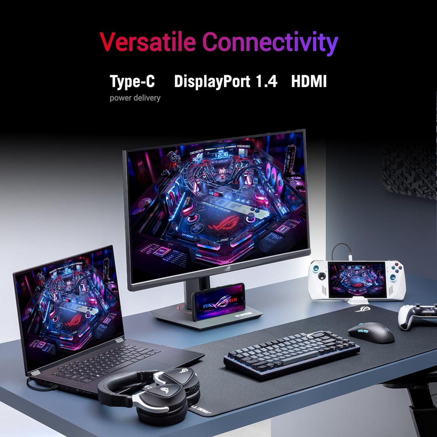 Swift 360Hz 27” 1440P HDR Gaming Monitor (PG27AQN) - QHD (2560 x 1440), Fast IPS, 1ms, G-SYNC, Eye Care, HDMI, DisplayPort, USB, Ergonomic Design, VESA Wall Mountable, HDR10, DisplayHDR600