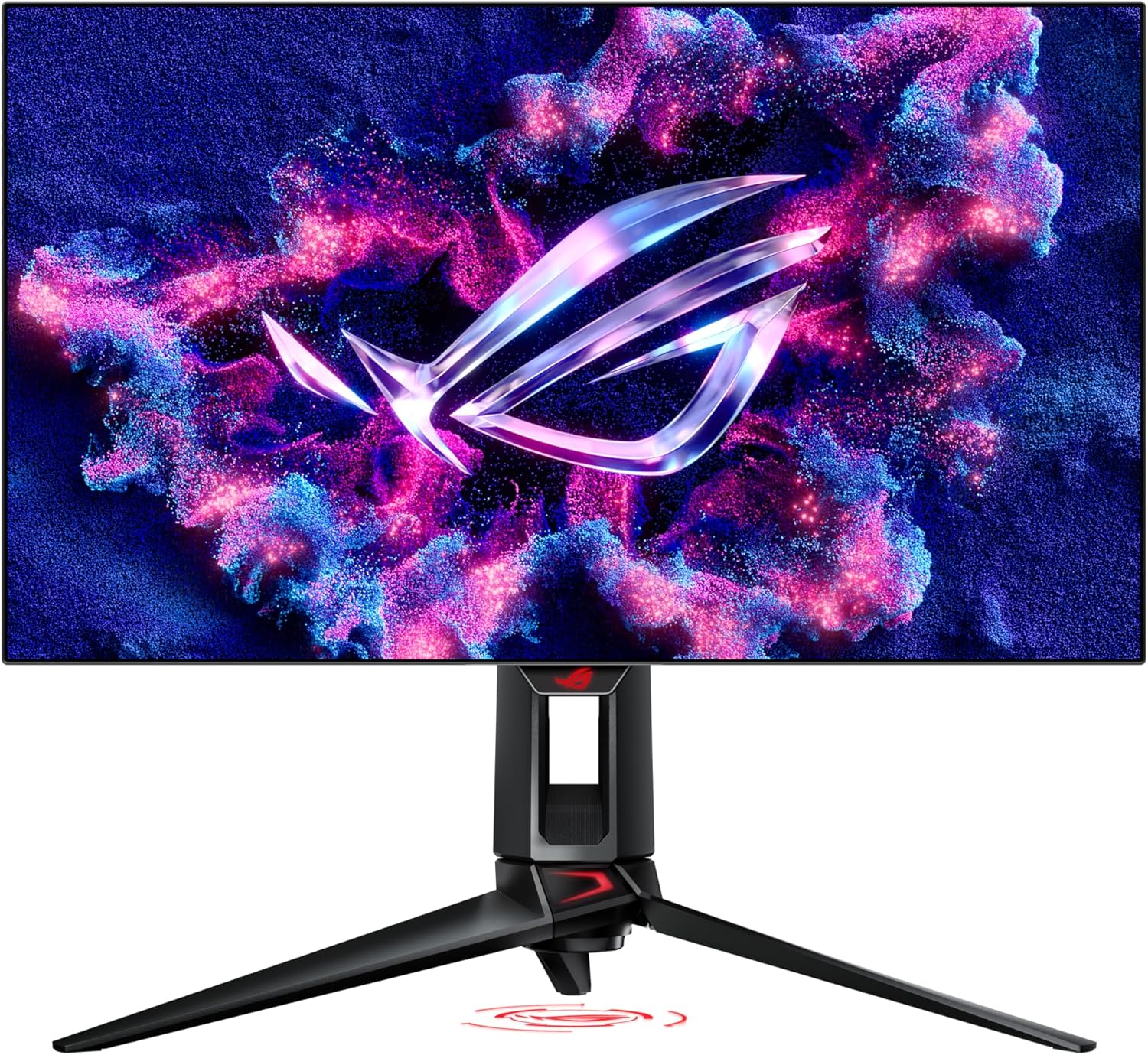 Swift OLED 27” 1440P Gaming Monitor (PG27AQDP) - WOLED, QHD, 480Hz, 0.03ms, G-SYNC Compatible, Custom Heatsink, AI Assistant, DisplayHDR400 True Black, 99% DCI-P3, True 10-bit, DisplayWidget