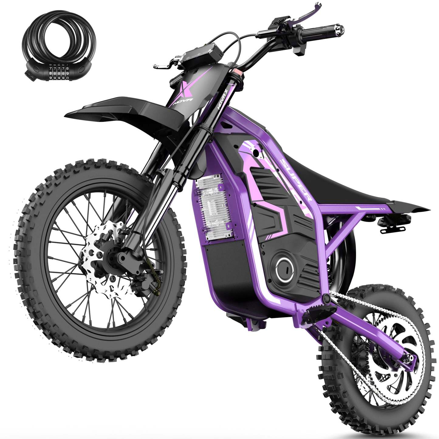60-Mile Range + 4000W Power - Professiona Electric Dirt Bike