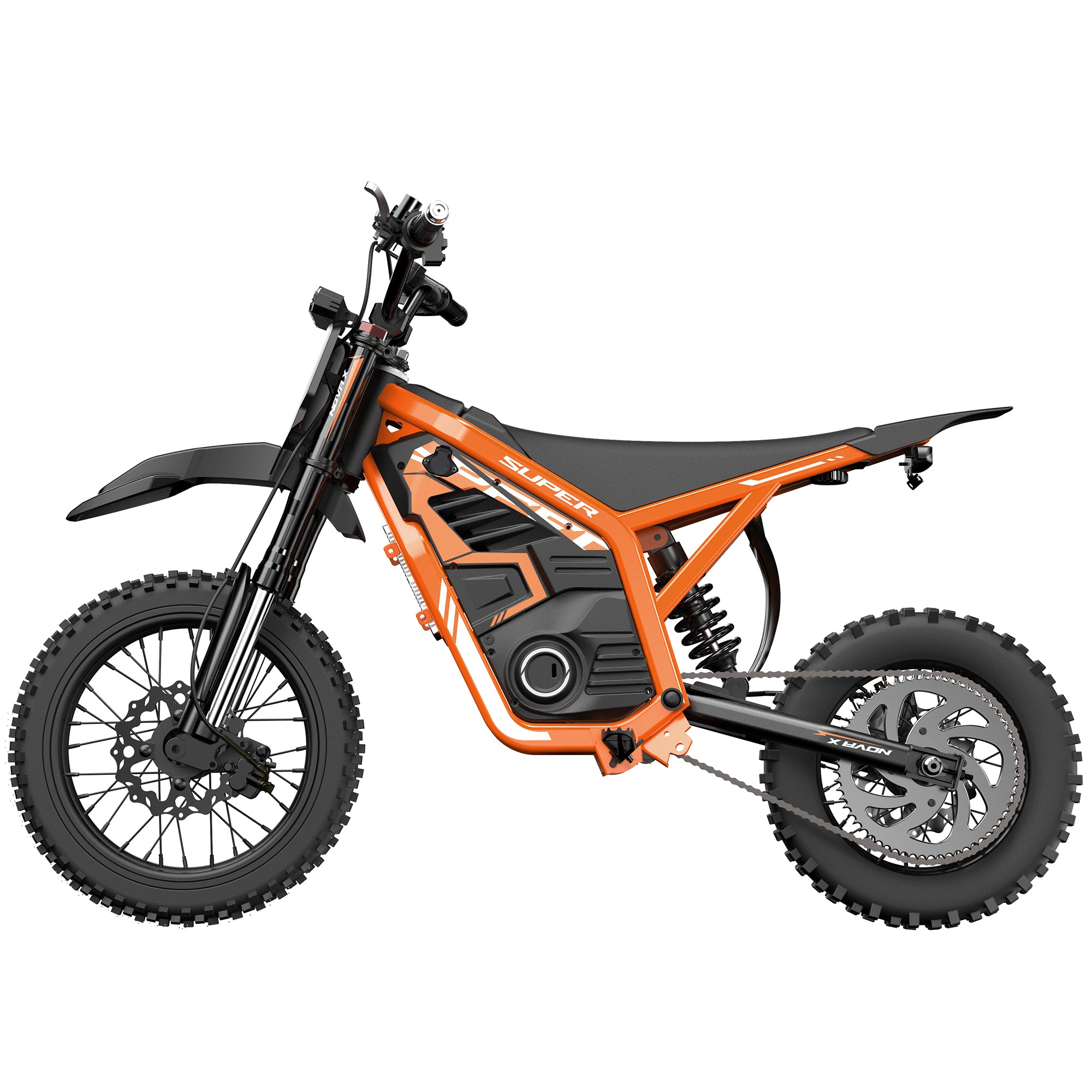 60-Mile Range + 4000W Power - Professiona Electric Dirt Bike