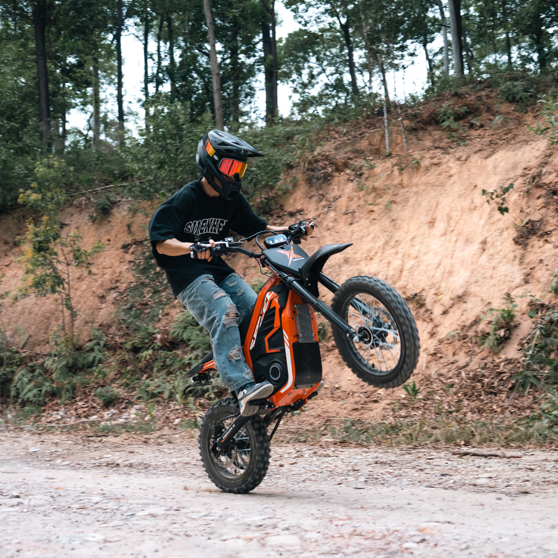 60-Mile Range + 4000W Power - Professiona Electric Dirt Bike