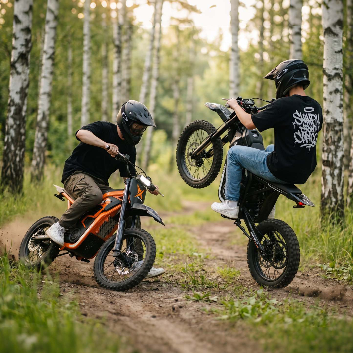60-Mile Range + 4000W Power - Professiona Electric Dirt Bike