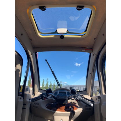 GIO All-Season Enclosed Mobility Scooter - Red - With Winter Heater & Summer Fan