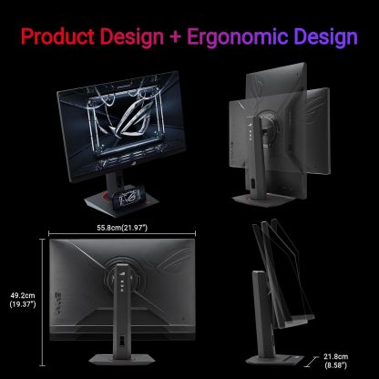 Swift 360Hz 27” 1440P HDR Gaming Monitor (PG27AQN) - QHD (2560 x 1440), Fast IPS, 1ms, G-SYNC, Eye Care, HDMI, DisplayPort, USB, Ergonomic Design, VESA Wall Mountable, HDR10, DisplayHDR600