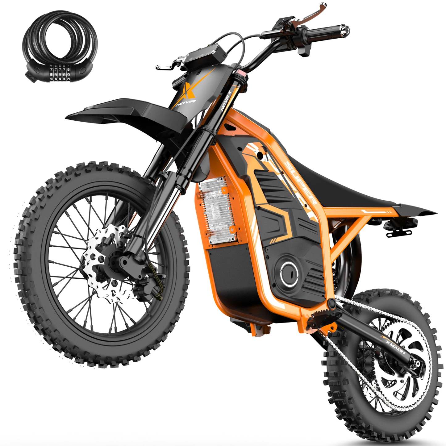 60-Mile Range + 4000W Power - Professiona Electric Dirt Bike