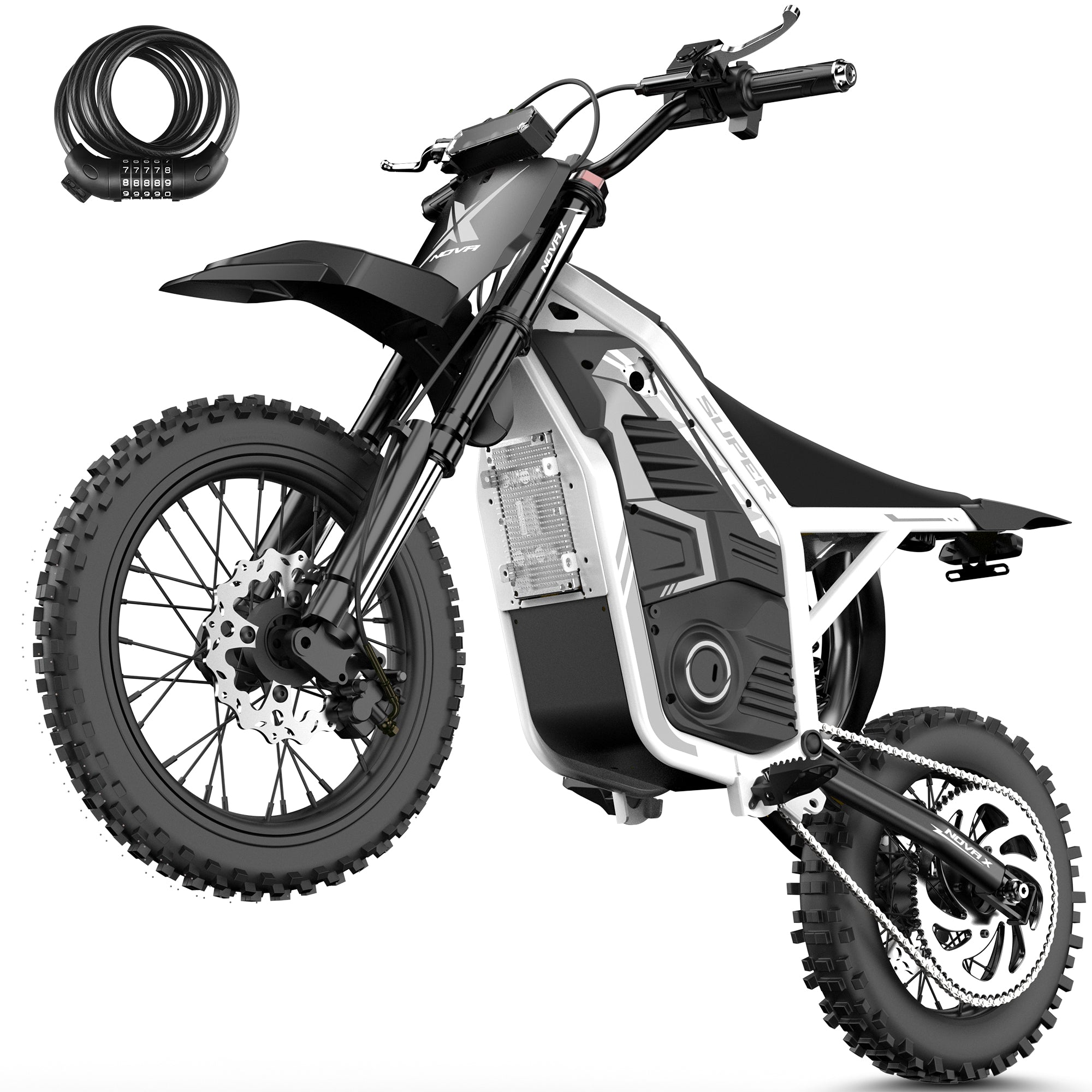 60-Mile Range + 4000W Power - Professiona Electric Dirt Bike