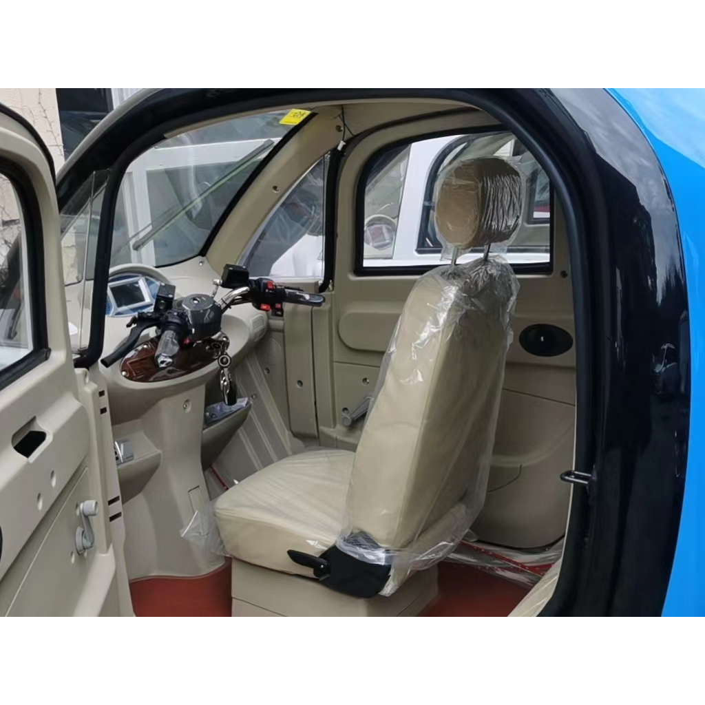 GIO All-Season Enclosed Mobility Scooter - Red - With Winter Heater & Summer Fan