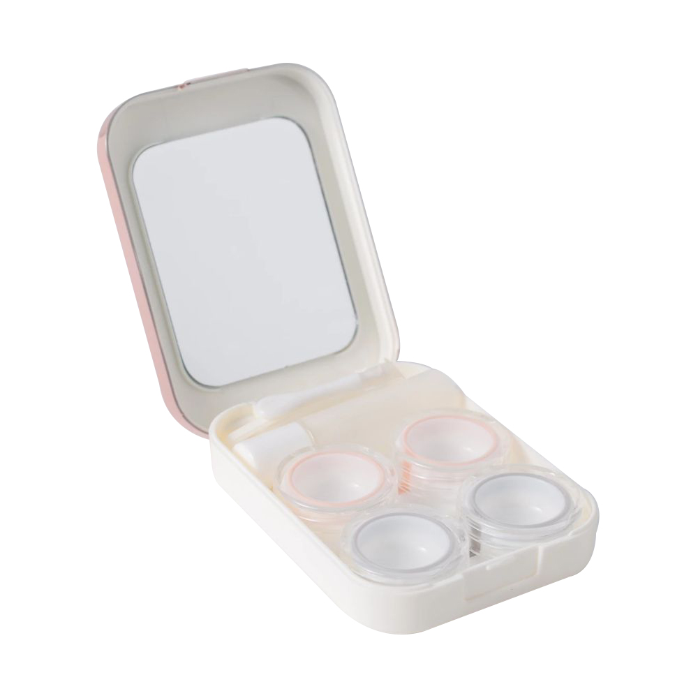 2 Pair Pink Meteor Contact Lens Case