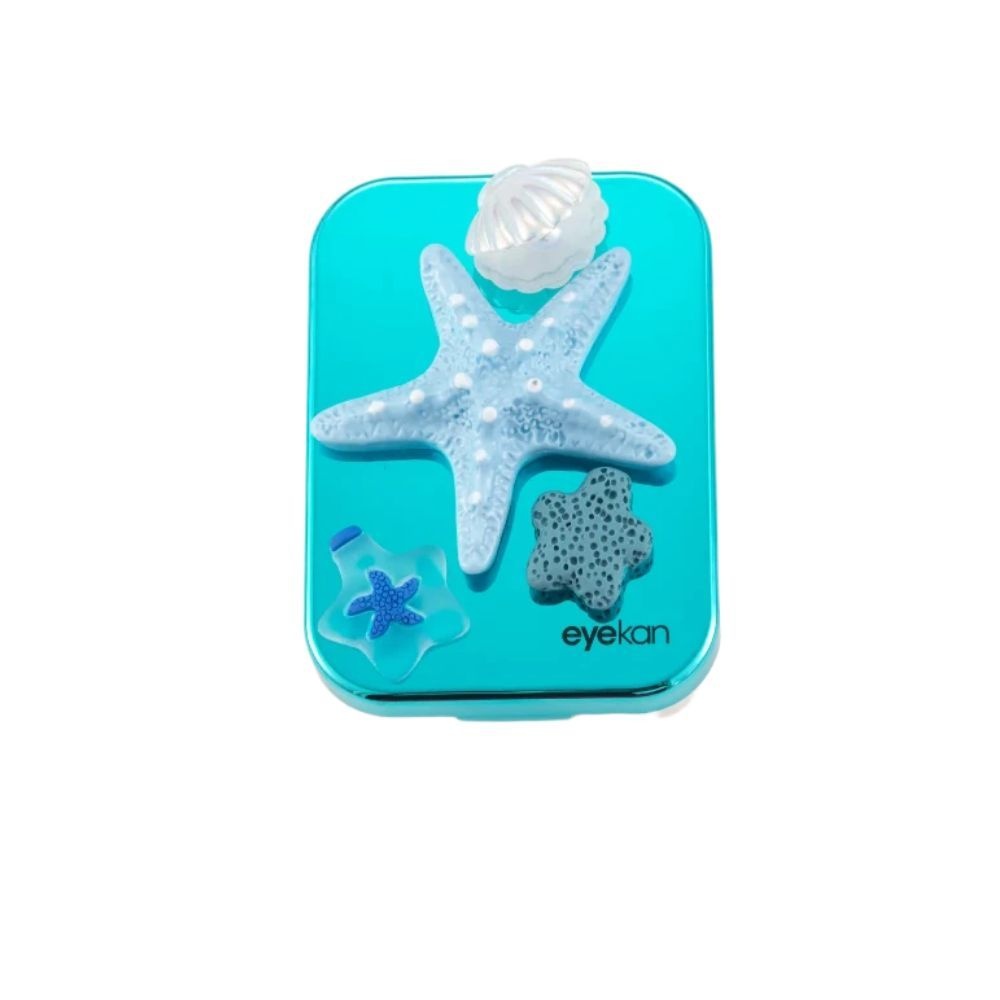 2 Pair Blue Shell Contact Lens Case