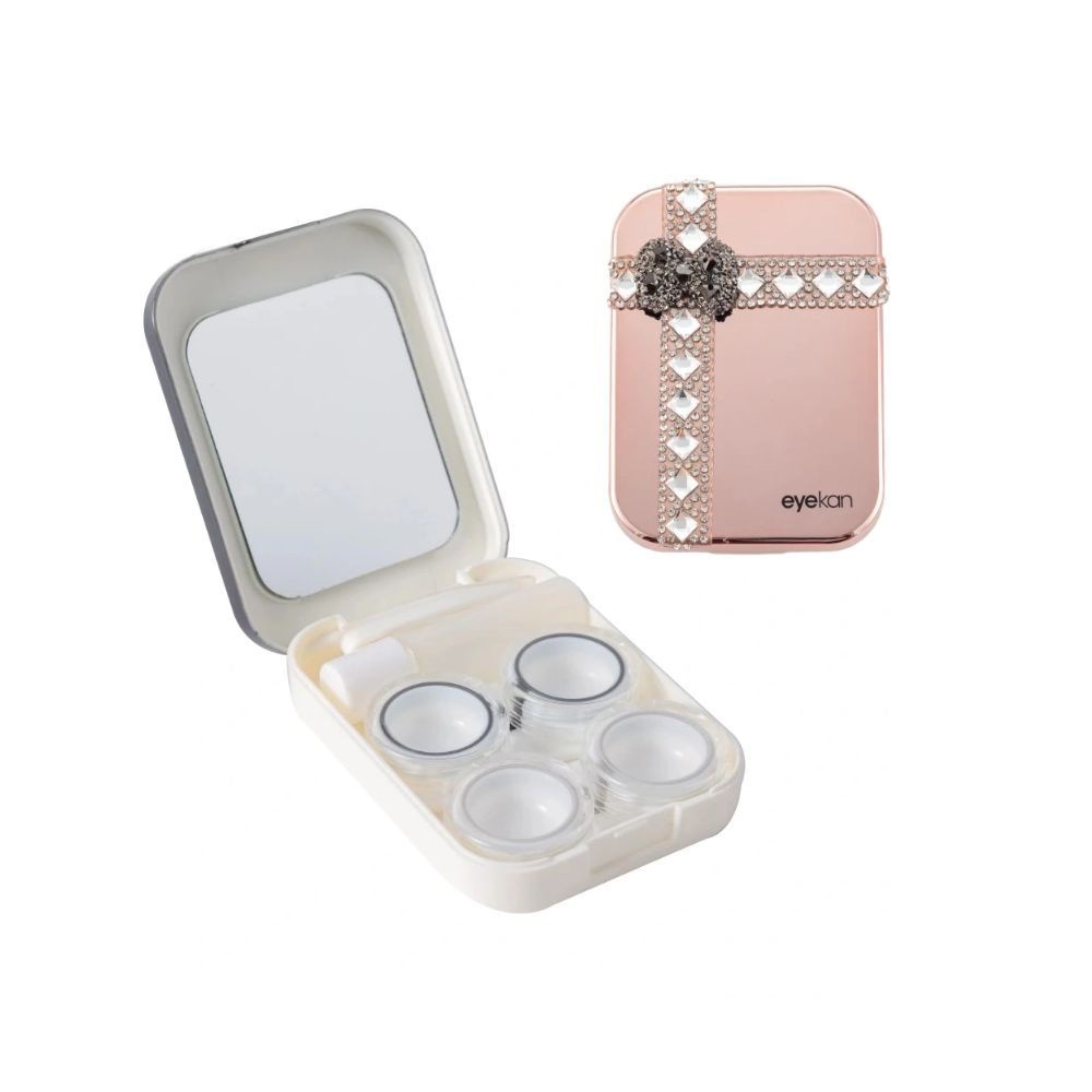 2 Pair Pink Gift Box Contact Lens Case